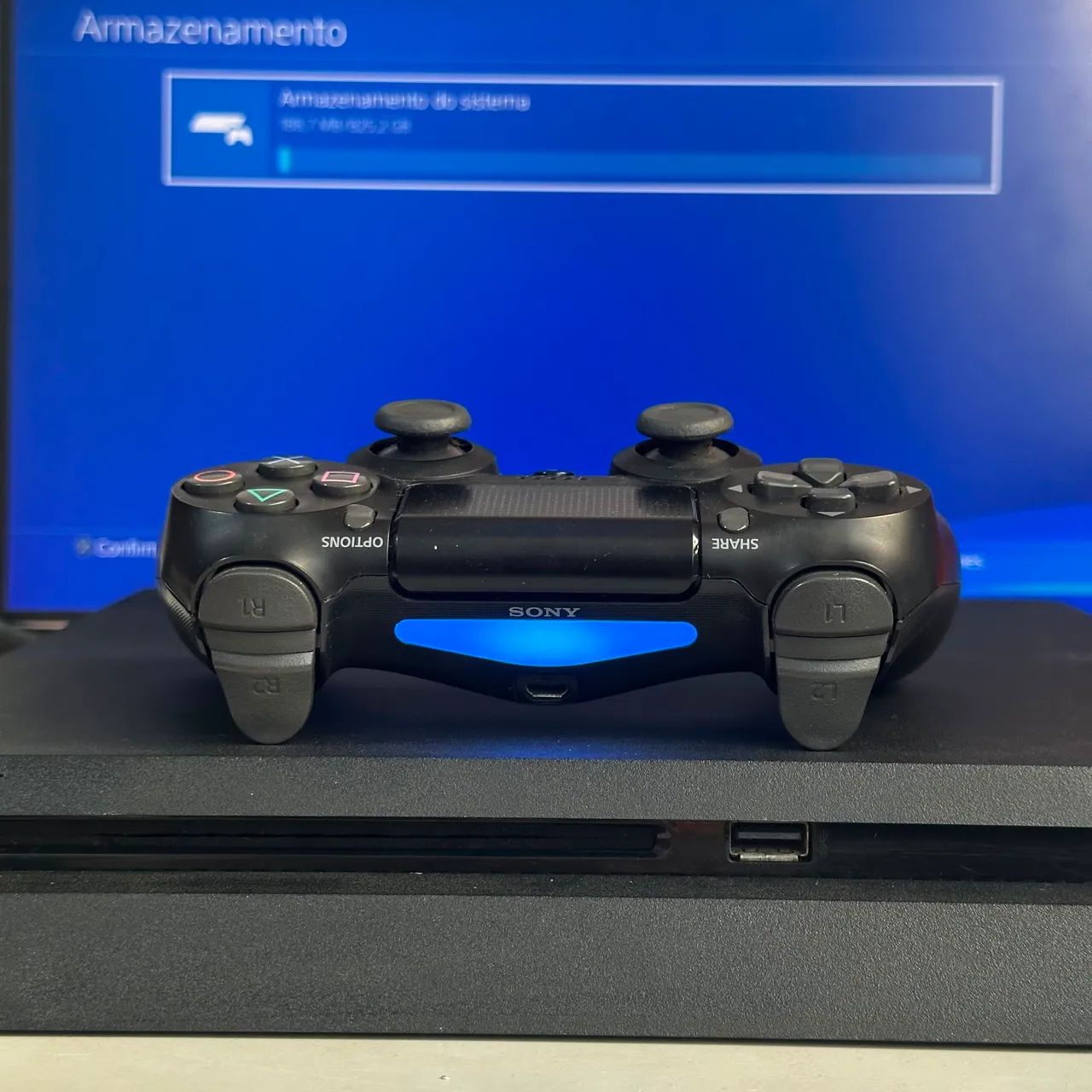 PS4 SLIM 96gb de SSD Usado - Foto 4