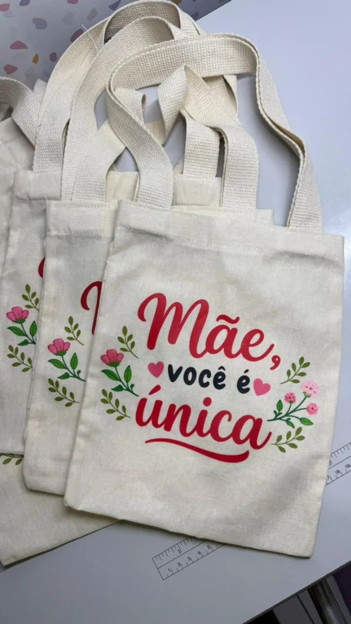 ECOBAG DE ALGODÃO CRU PERSONALIZADA - Foto 2