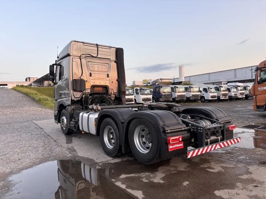 MERCEDES-BENZ ACTROS 2548 6X2 2024/2024 480 USADO SEMINOVO. - Foto 4