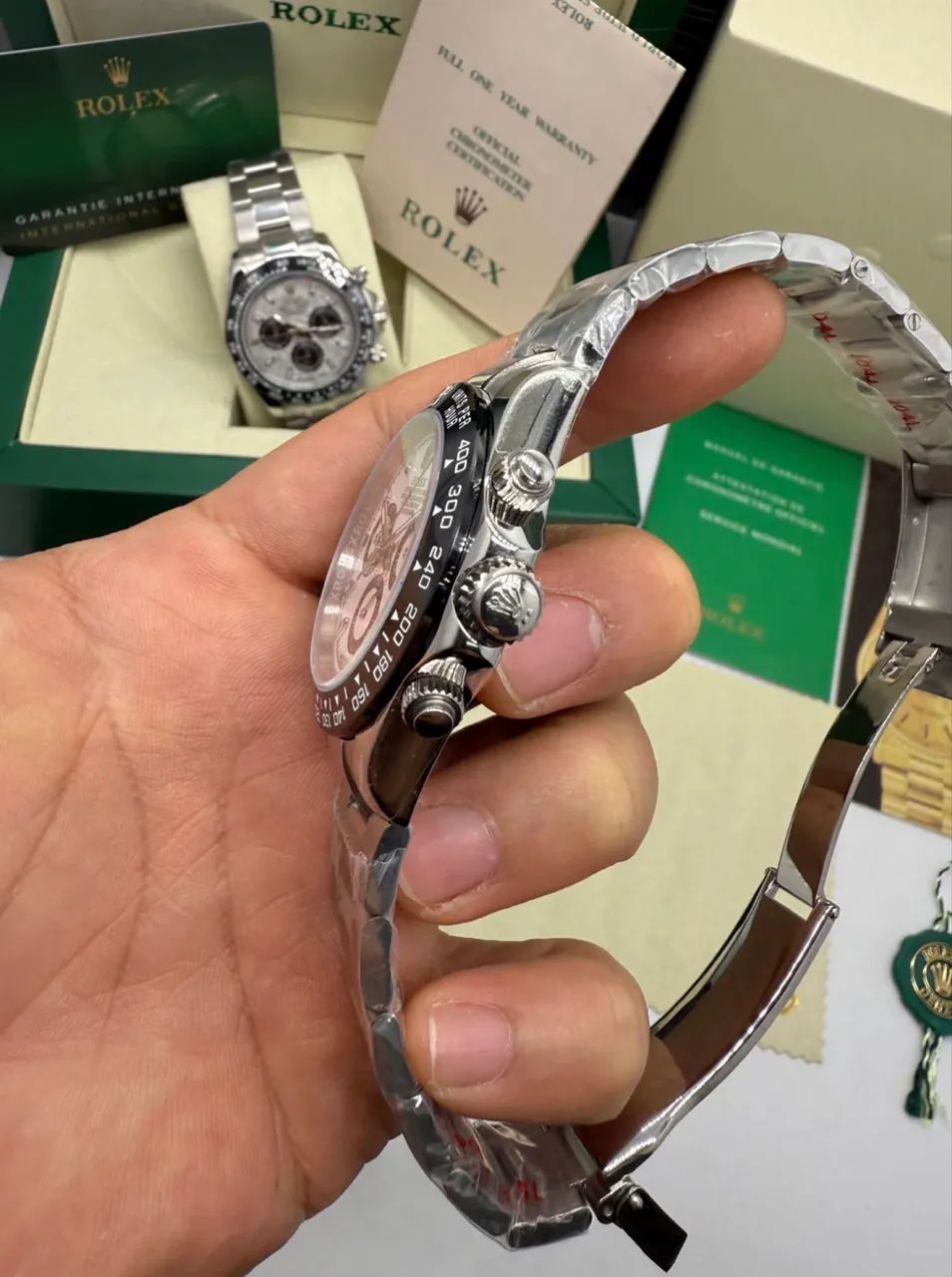 VENDO ROLEX Daytona Panda automático super premium novo na cx - Foto 5