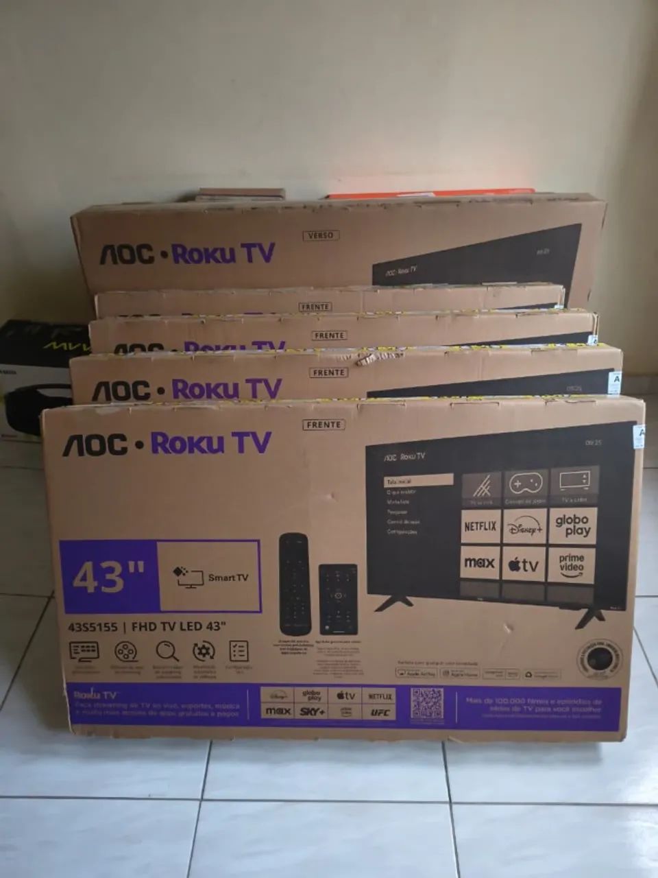 Smart TV 43 Polegadas / Lacrada / C nota fiscal