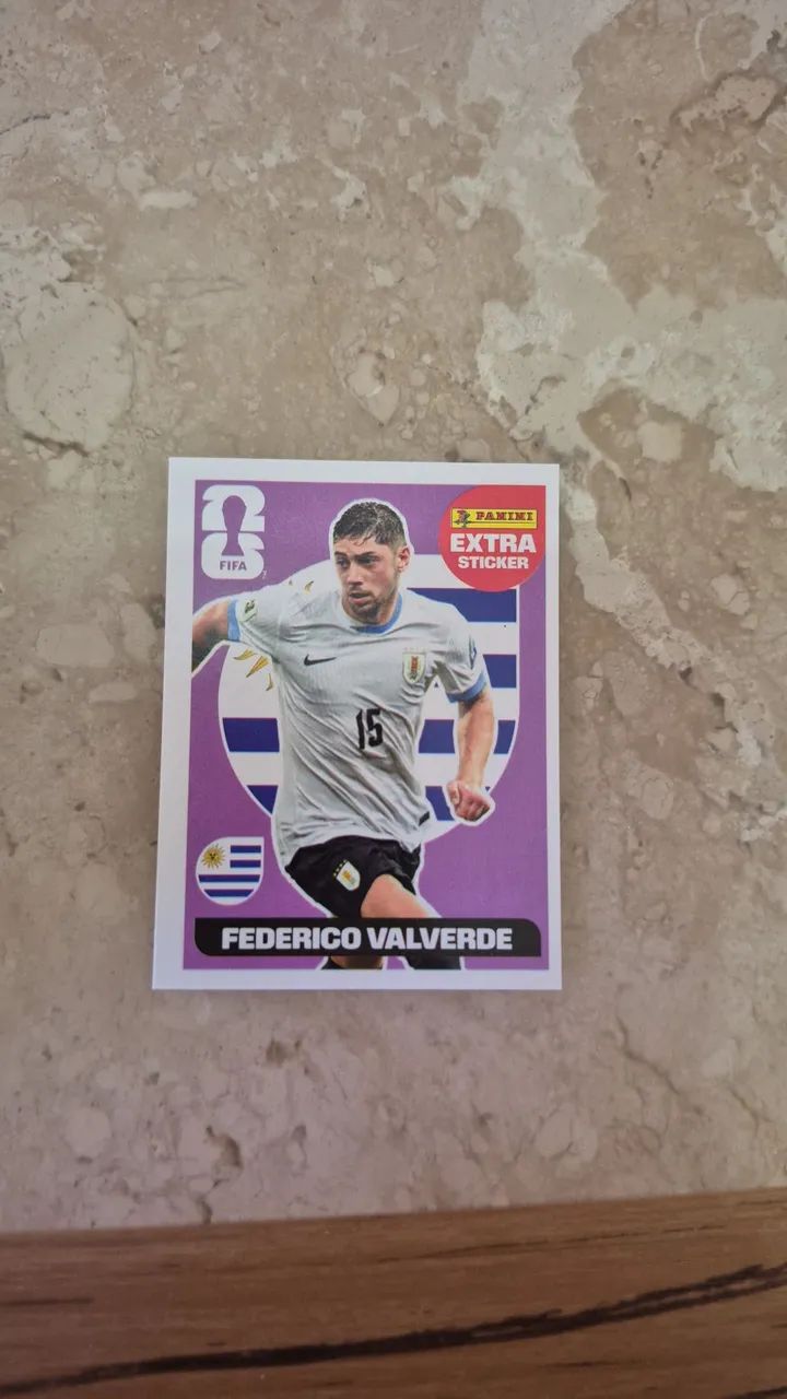 FIGURINHA EXTRA LEGEND COPA 2026 VALVERDE