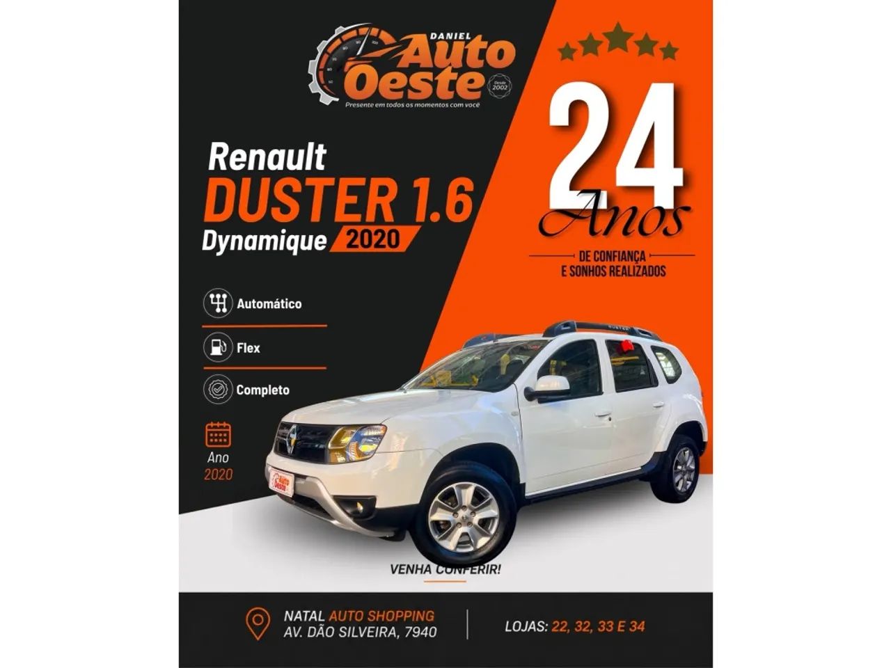 Renault Duster Dynamique 1.6 Flex 16V Aut. 2020