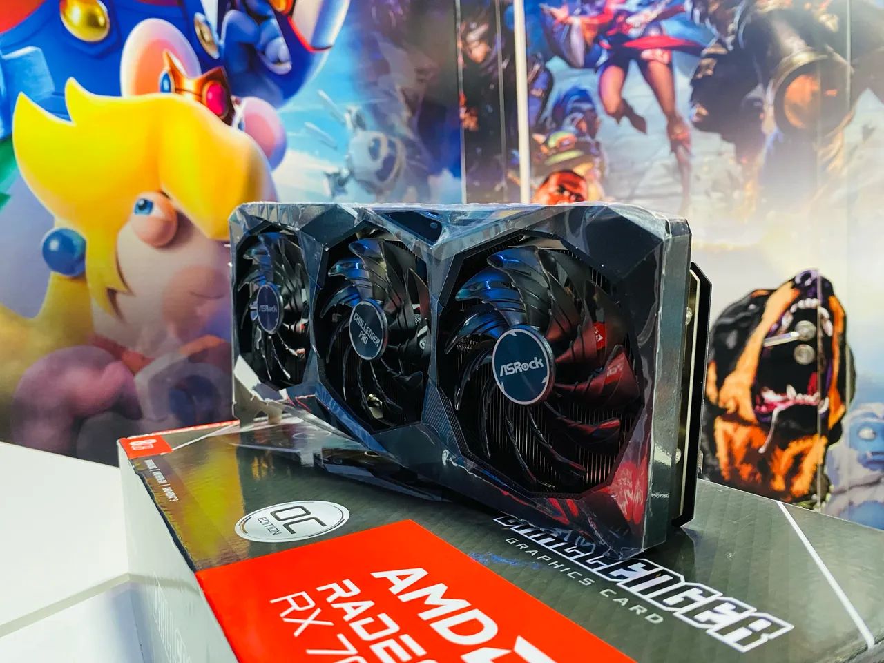 RX 7600 8GB AsRock Challenger, Triple Fan, NOVA - Em até 18x / Loja Física - Foto 3