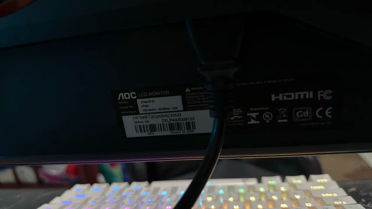 Monitor Gamer AOC 27P - Foto 3