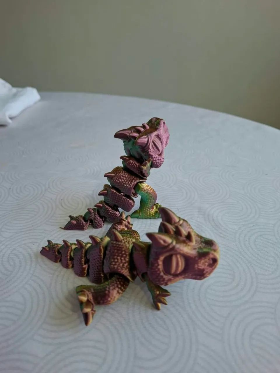 Dragão articulado 3d voltguard3D tricolor  - Foto 2