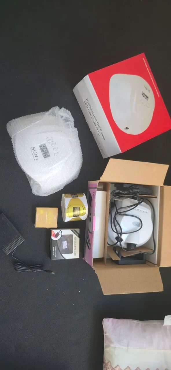 Lixadeira e Cabine para Unha de Gel - Foto 4