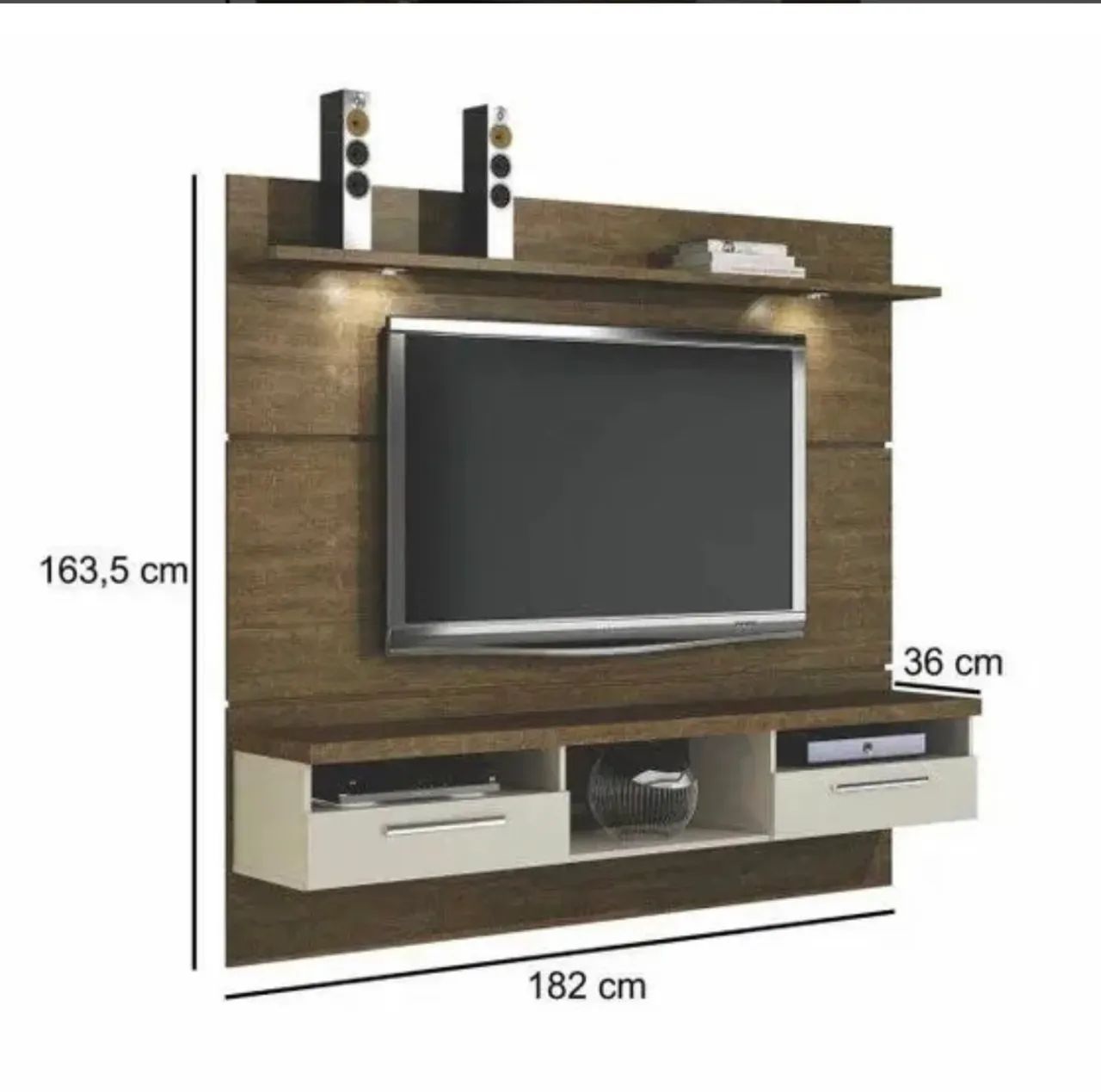 Painel Home Elegance com Iluminacao - Foto 5