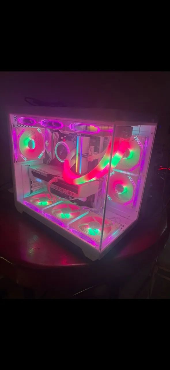 PC GAMER COM GTX 4060 ALL WHITE - Foto 4