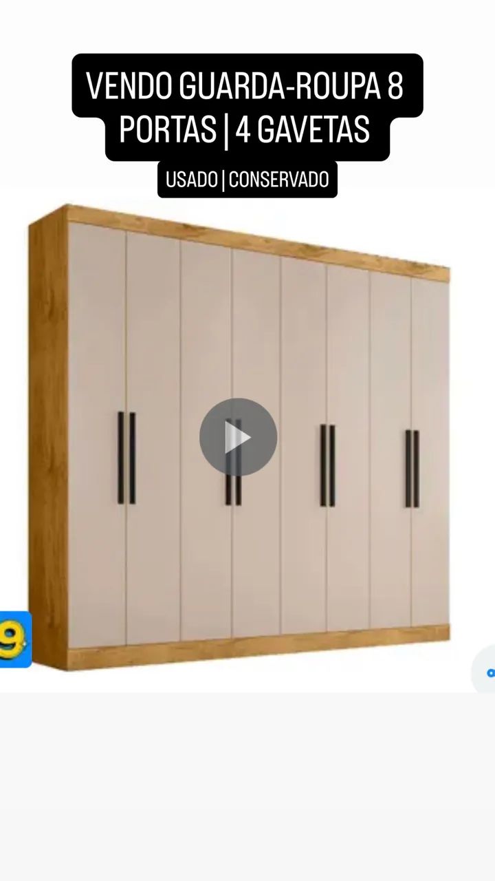 GUARDA ROUPA 8 PORTAS