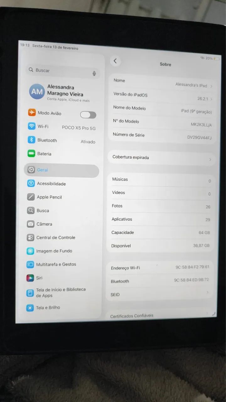 Ipad 9 Geração  64g - Foto 3