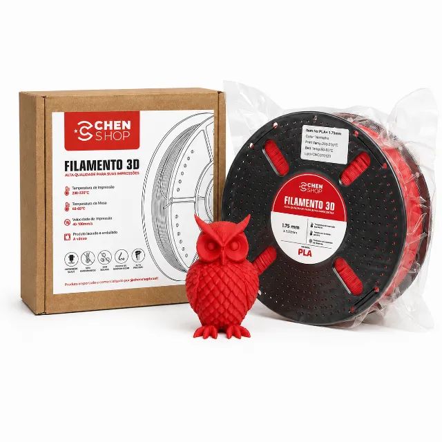 Filamento 3D PLA e PETG 1kg ChenShop 1.75mm - Foto 2