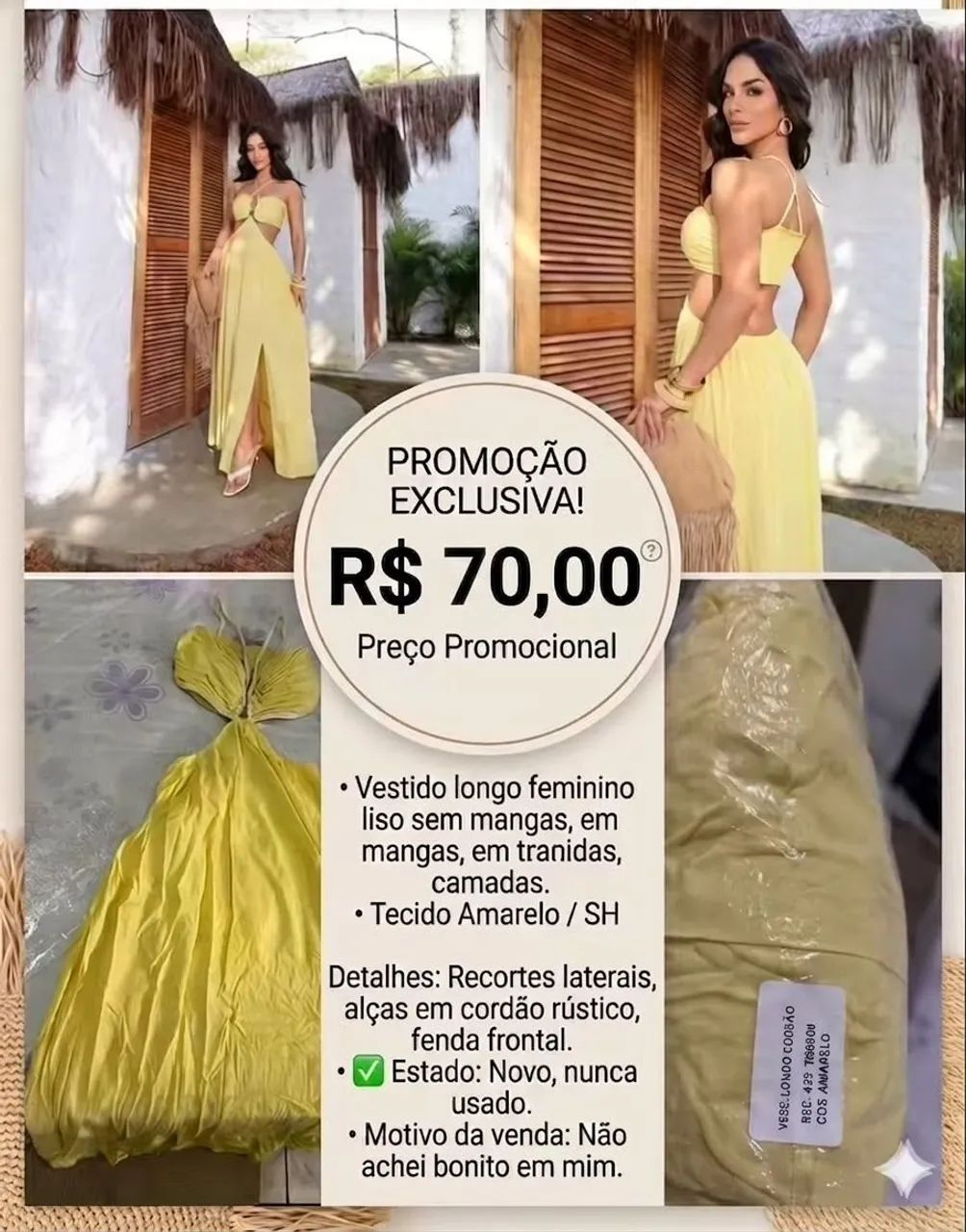 Vestido nunca usado 