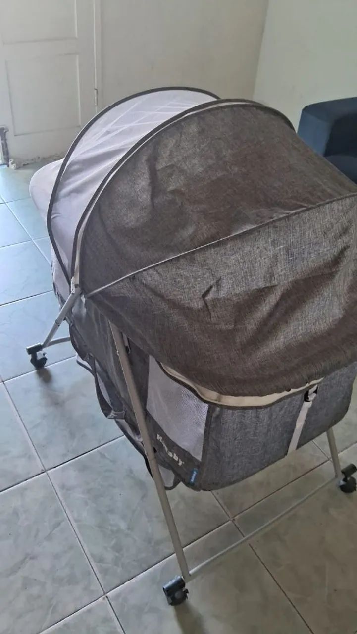 Berço para bebê Moisés portátil, até 15kg  - Foto 5