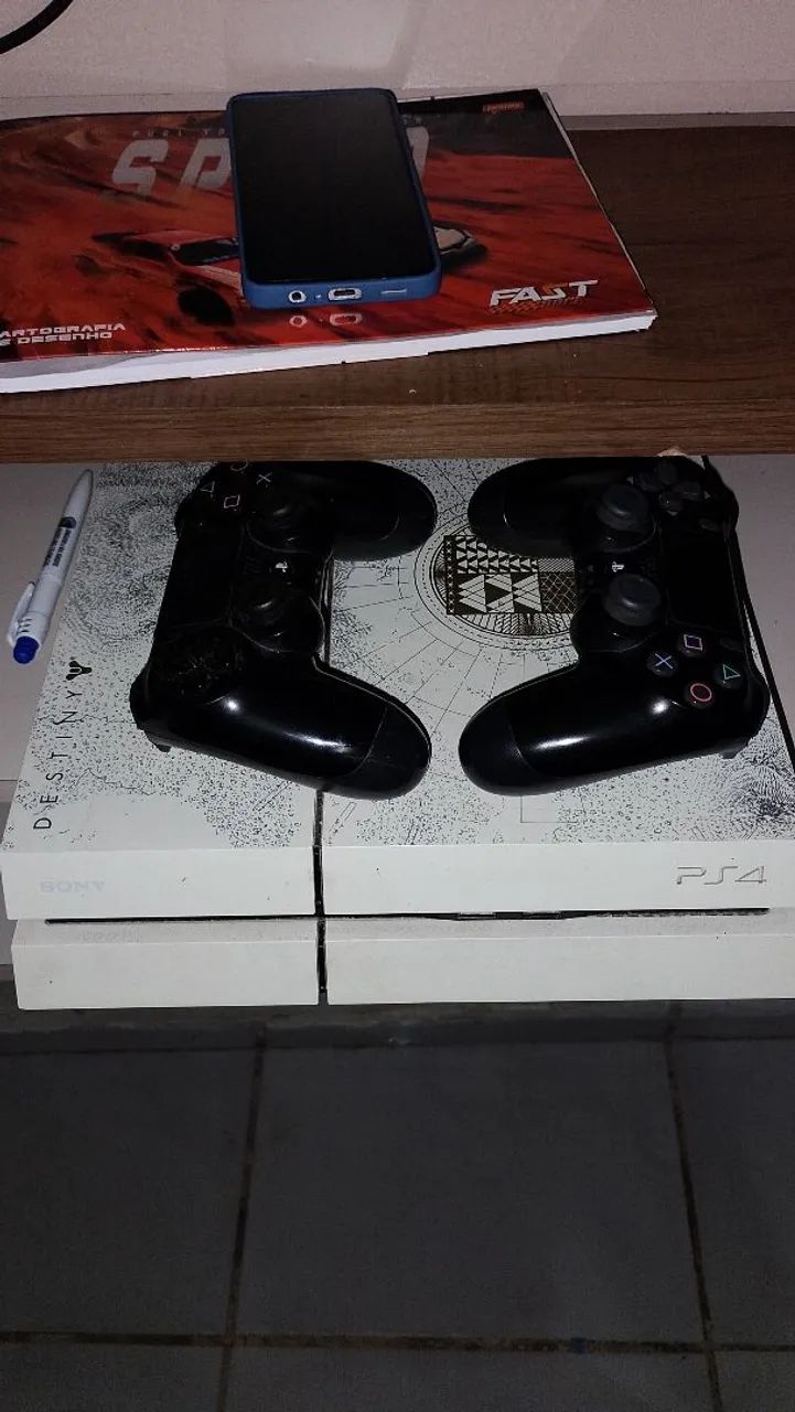 Vendo PS4 edição destiny!! 1 terá bite  - Foto 4