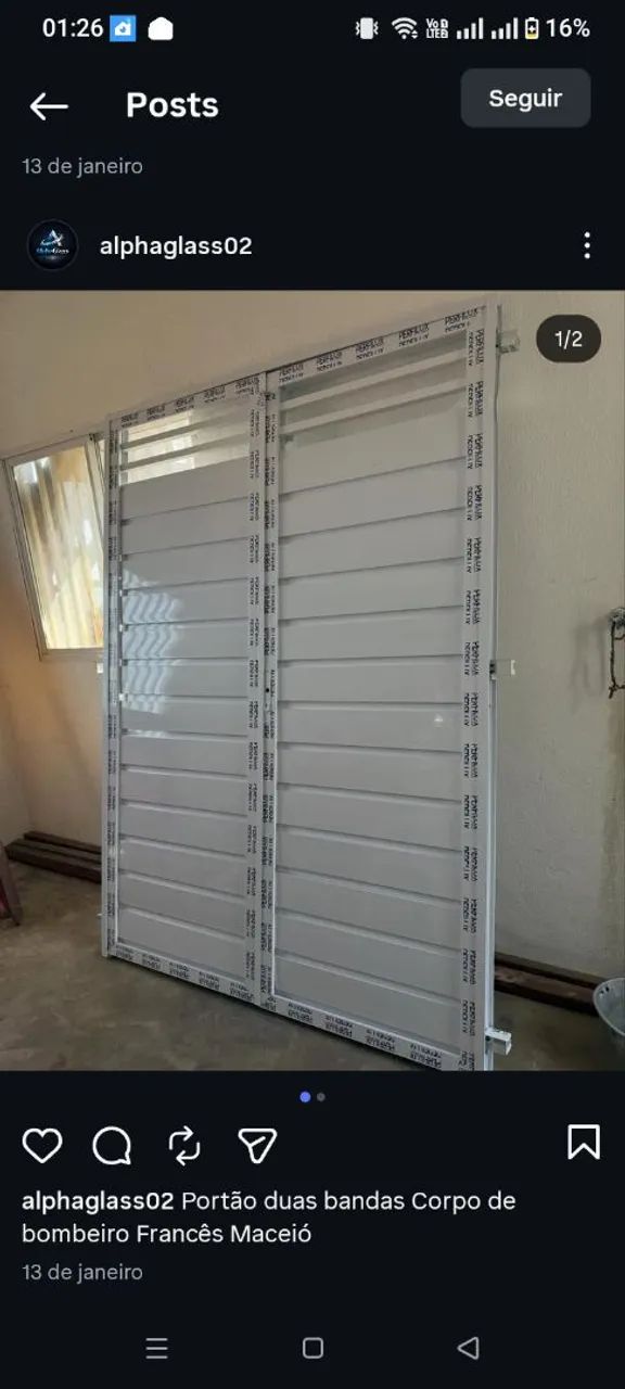 Portão de alumínio - Foto 3