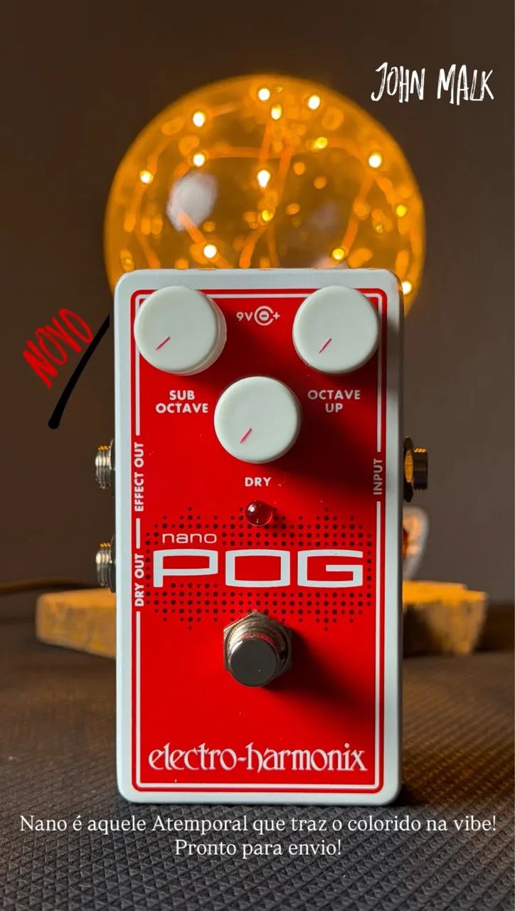 EHX Nano Pog oitavador electro Harmonix - Instrumentos musicais