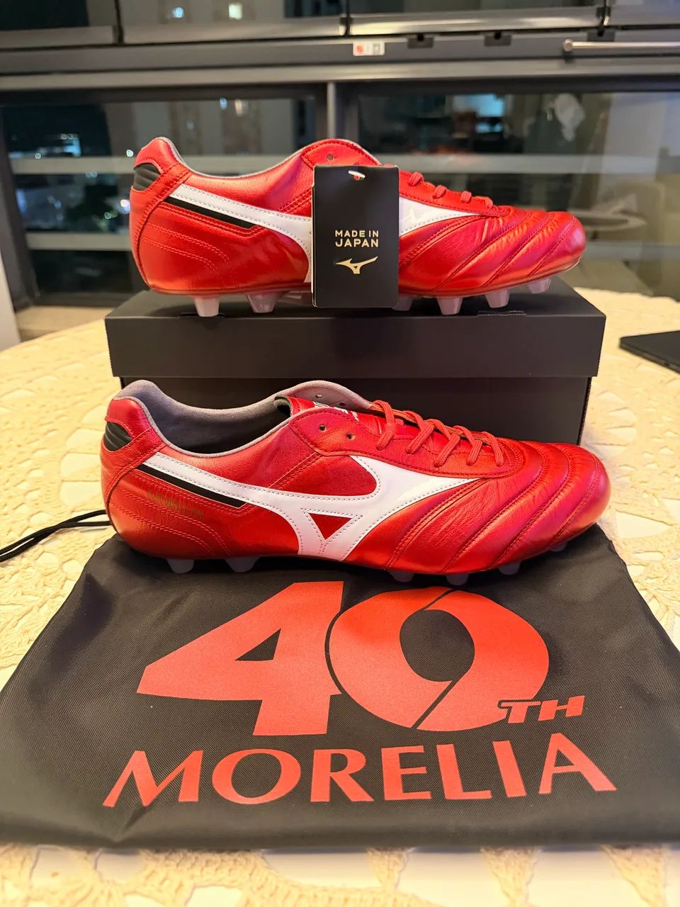 Chuteira Mizuno Morelia 42.5BR - Japan Spirit (MIJ) - Ed. Ltda. 40