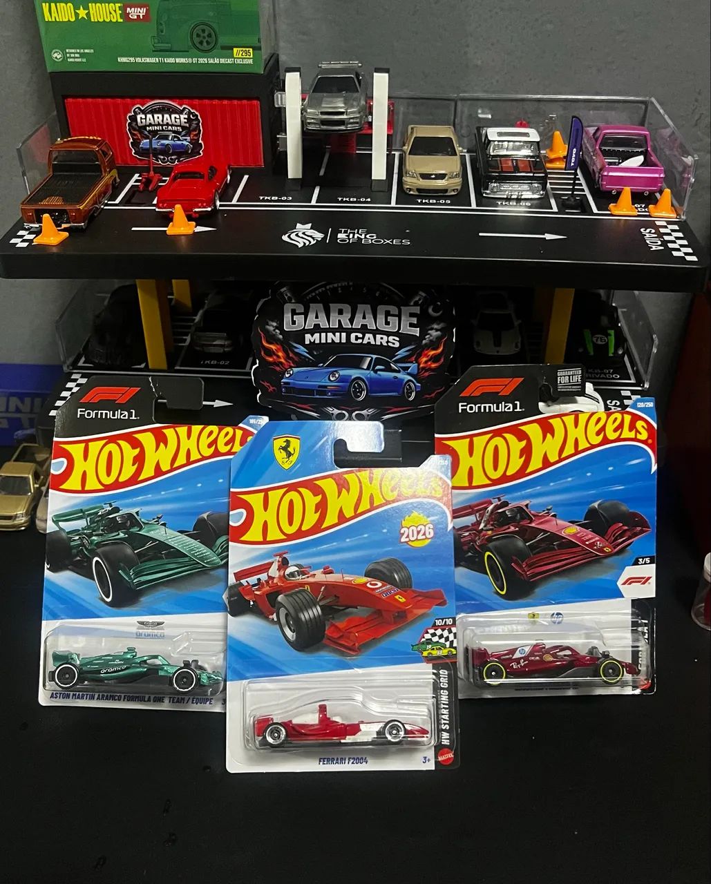 Trio Fórmula 1 Hotwheels
