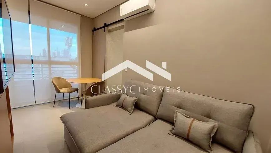 Studio mobiliado para aluguel, 34 m², espaço gourmet, suíte com armários. - Foto 5