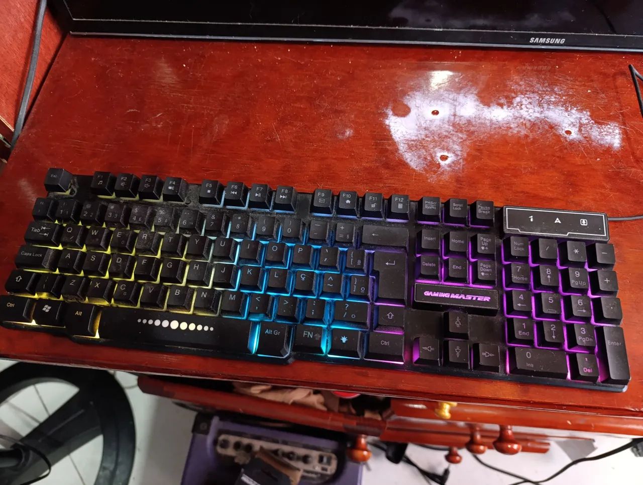 Kit teclado e mouse usado para sair rápido  - Foto 2