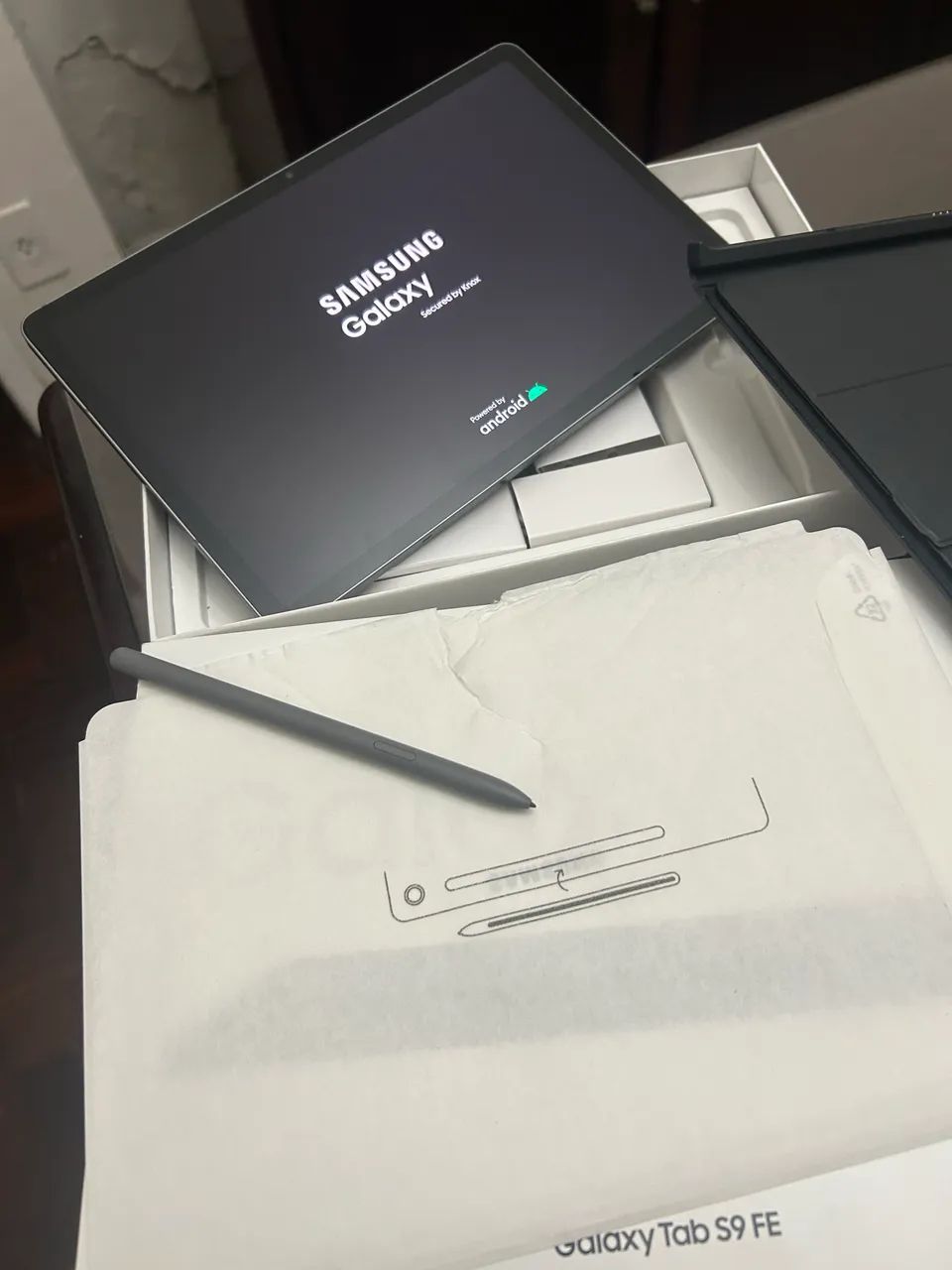 Galaxy tab S9 FE 128GB com Caneta Stylus - Foto 4