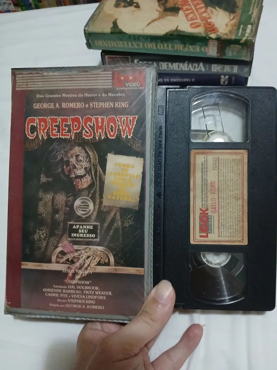 Vhs creepshow show dos horrores stephen king george romero