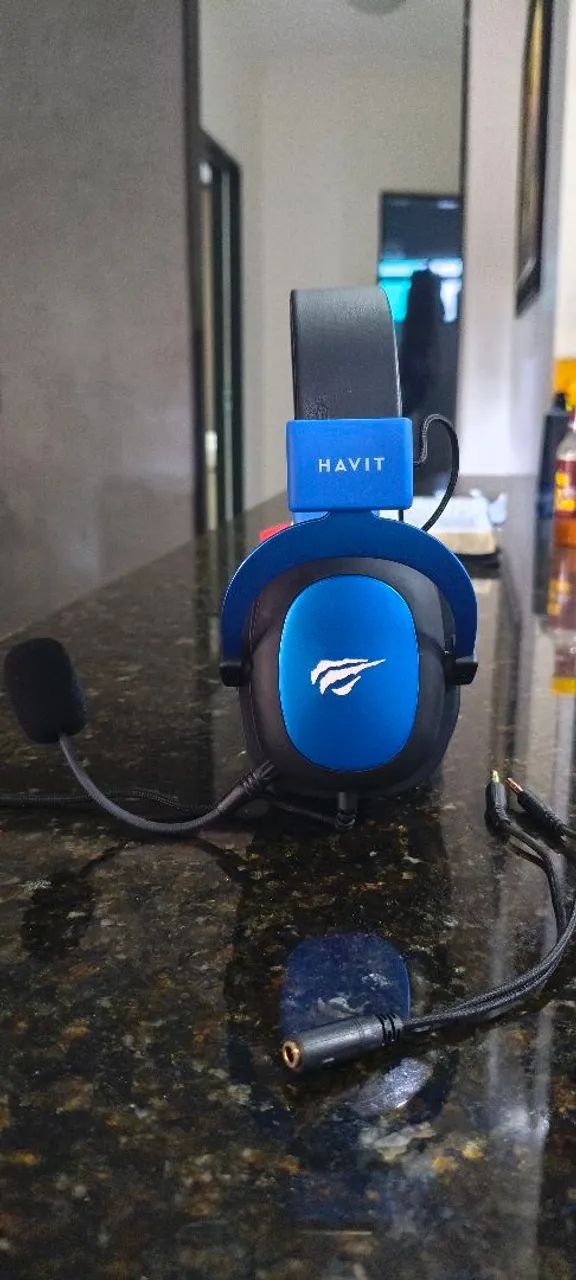 Headset Havit H2002d azul - Foto 2