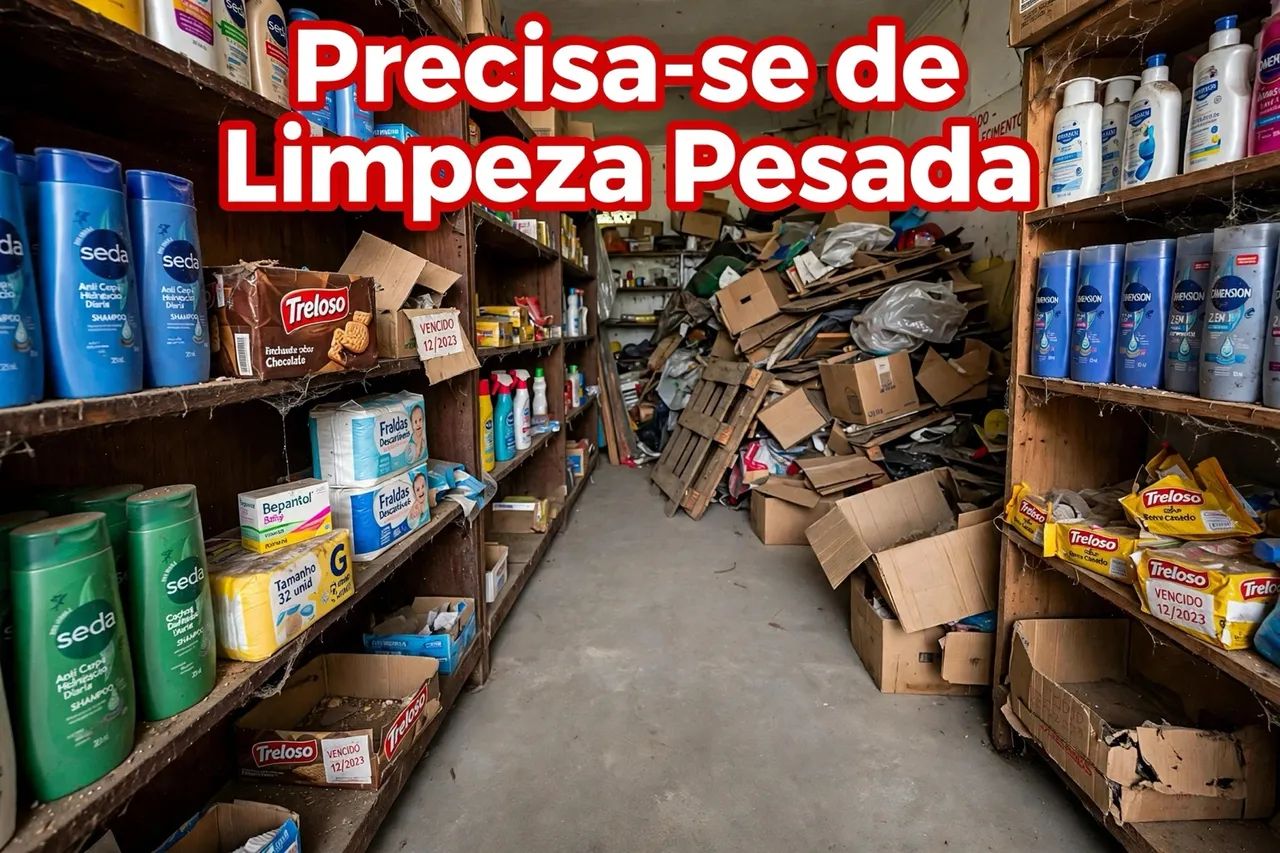 Procura-se serviço de limpeza pesada