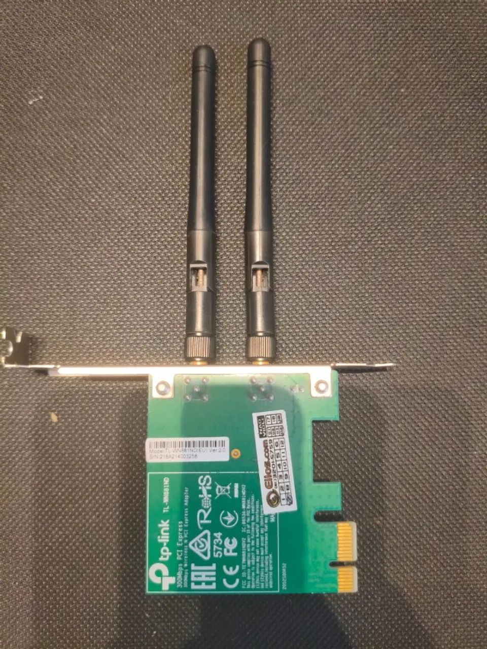 Placa de Rede Wi-Fi: TP-Link TL-WN881ND