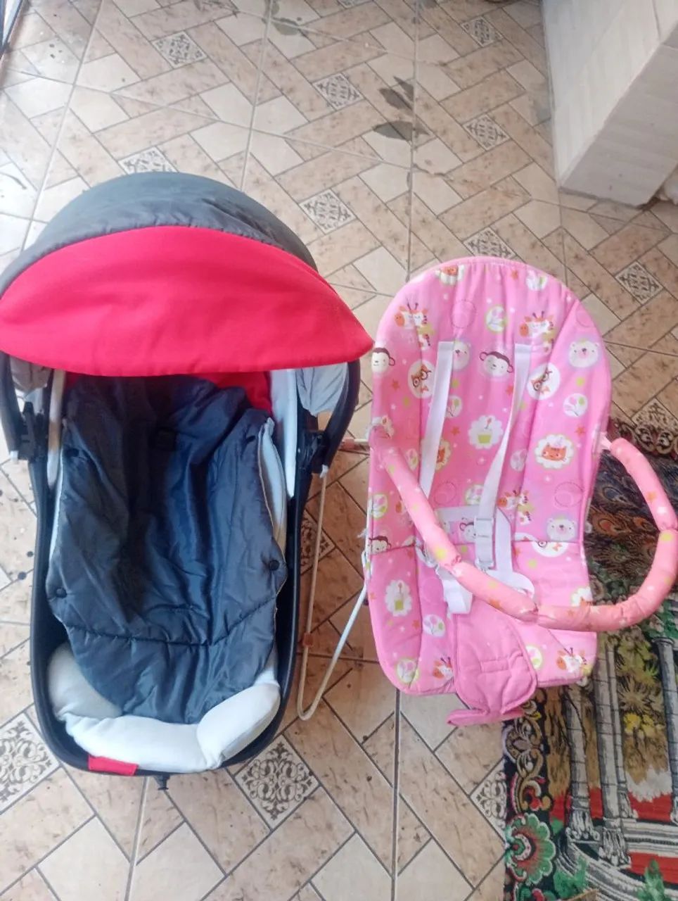 Bebê conforto e cadeira  - Foto 3