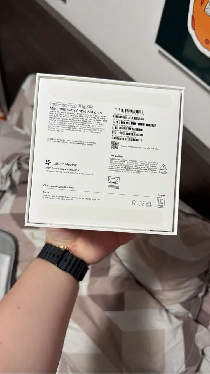 Mac Mini M4 16/256GB + Magic Mouse Apple + Dongle Ugreen p/ USB - Foto 5
