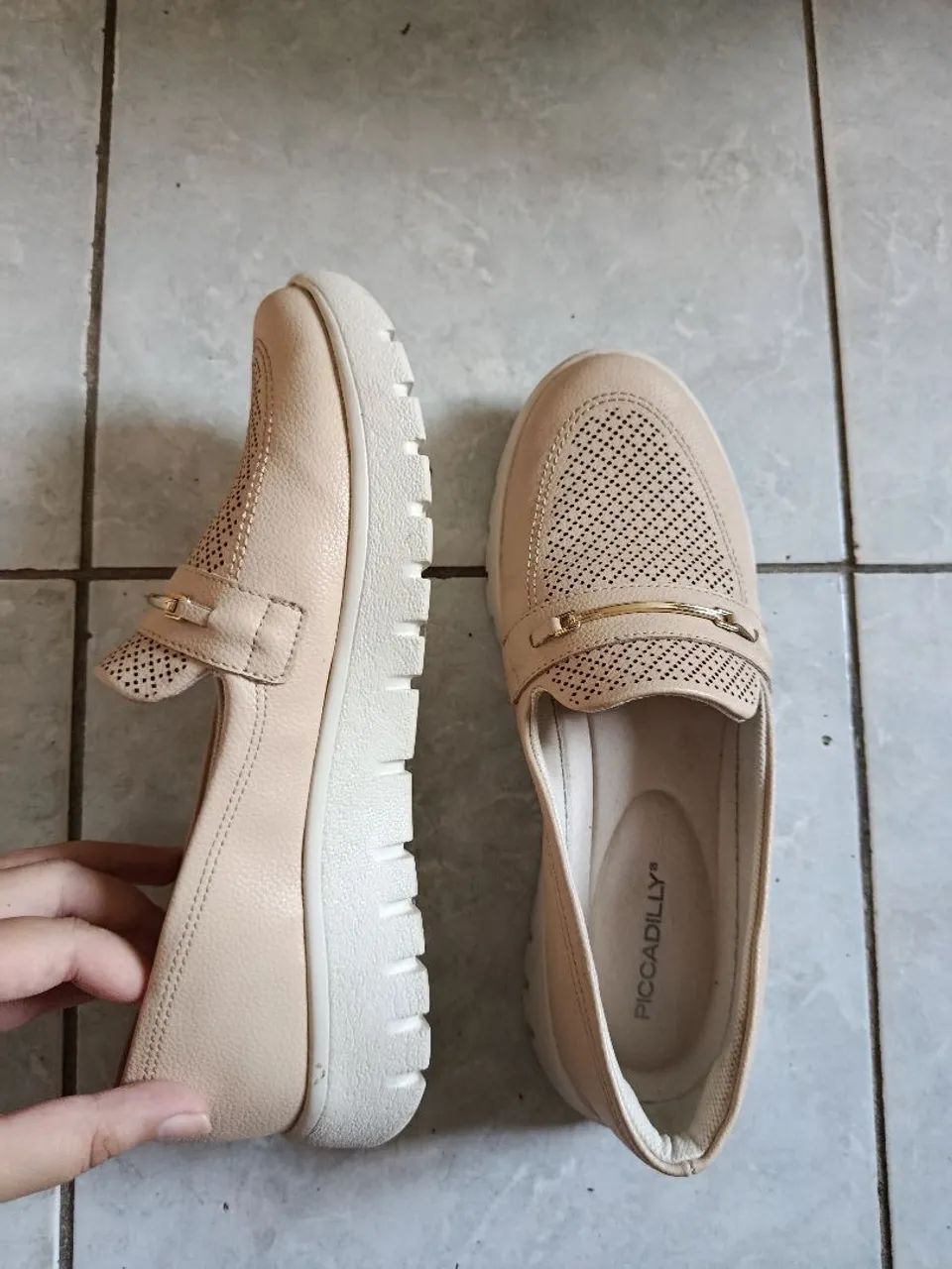 Tênis estilo Mocassim Picadilly (tam.39) - Foto 2