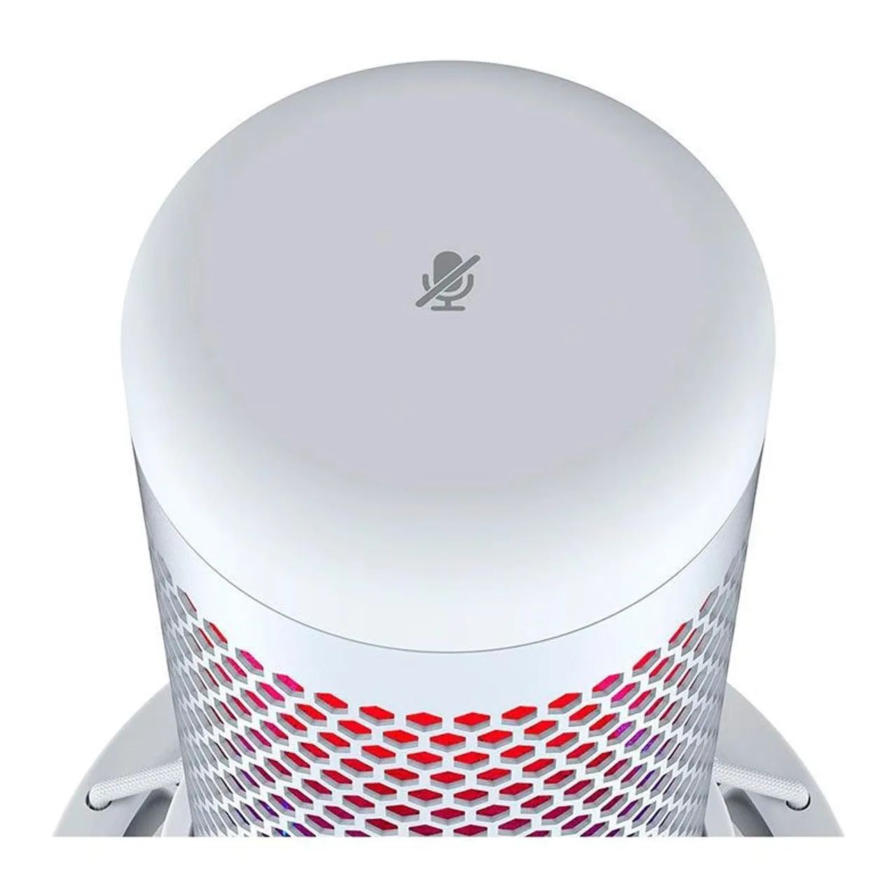 Microfone HyperX Condensador Quadcast S RGB - White - Foto 2