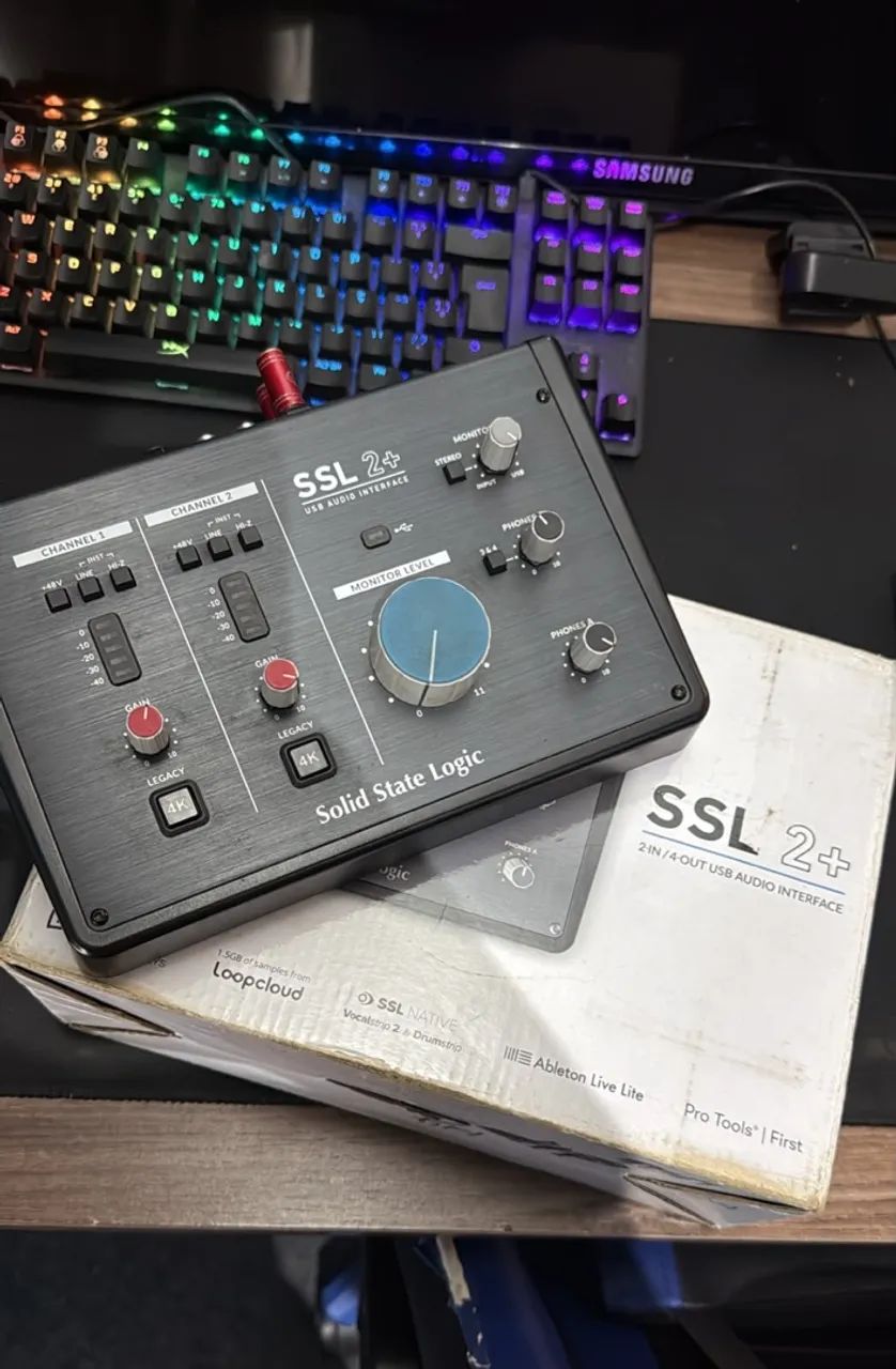 interface de audio SSL 2+