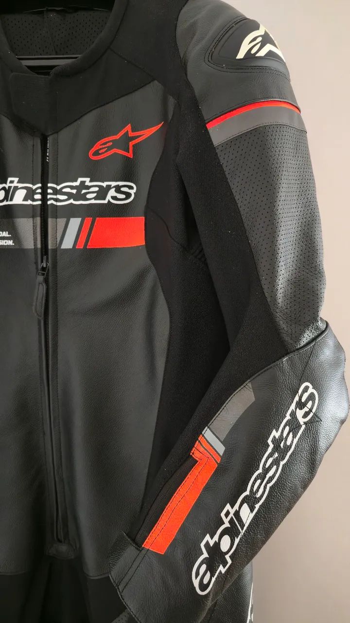 Macacão Alpinestars Nº 56 - Estado de Novo - Tech-Air 5 - Pouco Uso - Foto 4