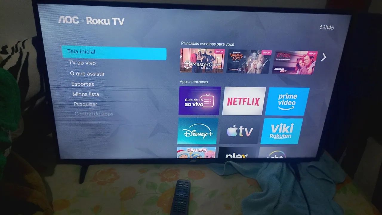 Vendo TV smart 43 polegadas Roku funcionando perfeitamente  - Foto 3