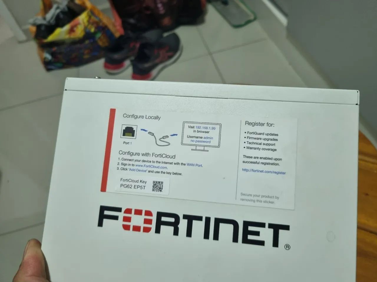 Firewall Fortinet FortiGate 61E FG-61E | 10 Portas Gigabit | Funcionando - Foto 2
