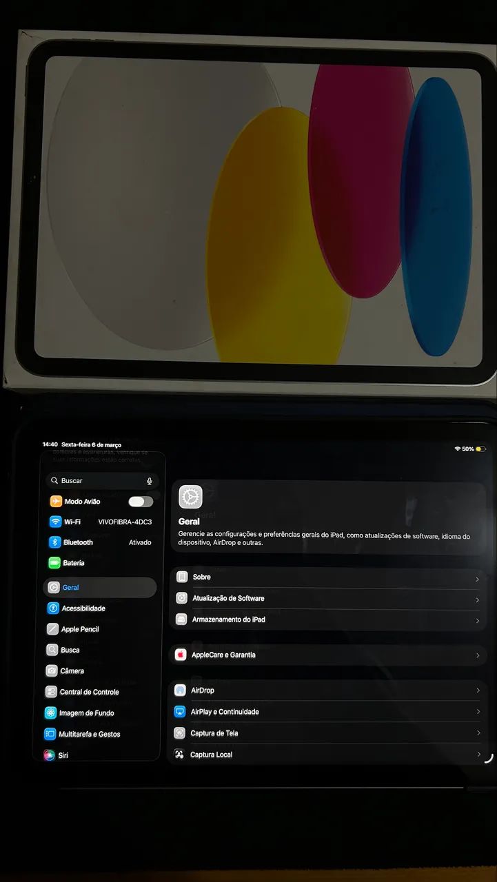 Apple iPad 11ª geração 128GB Prata 11" + Apple Pencil 1ª geração - Foto 2