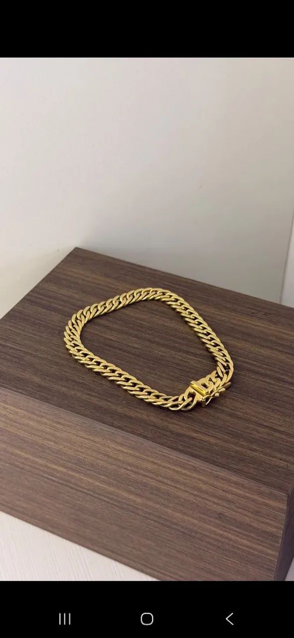 Vendo pulseira ouro 18k maciça 30gramas  - Foto 2