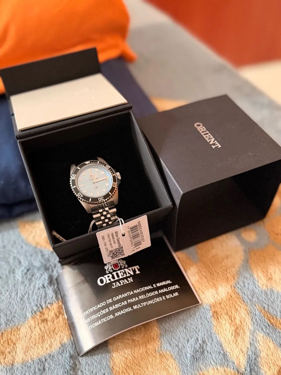 ⭐︎ ORION SUMMER ✳︎ Orient 3 Stars Submariner 39mm Automático - Cristal de Safira