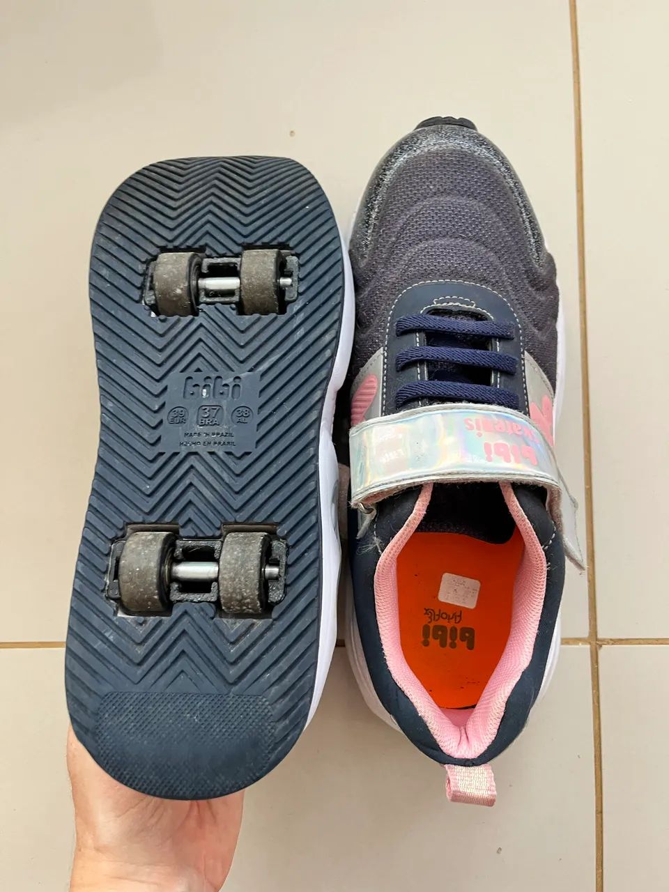 Skate Tênis Bibi (Rodinhas) tam 37  - Foto 3