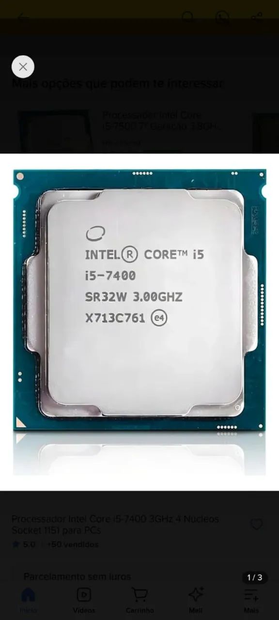 Processador i5 7400