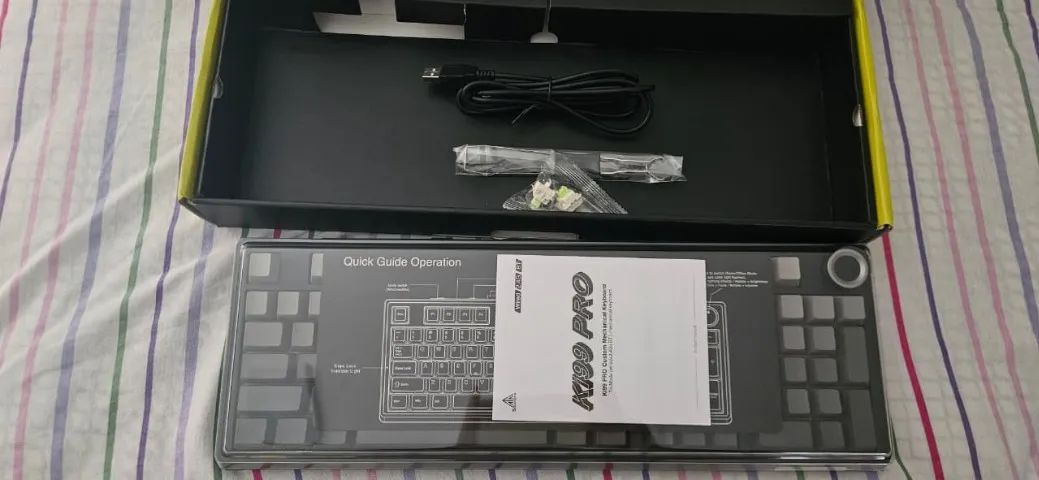 Teclado mecânico Solakaka Ki99 Pro RGB - Foto 5