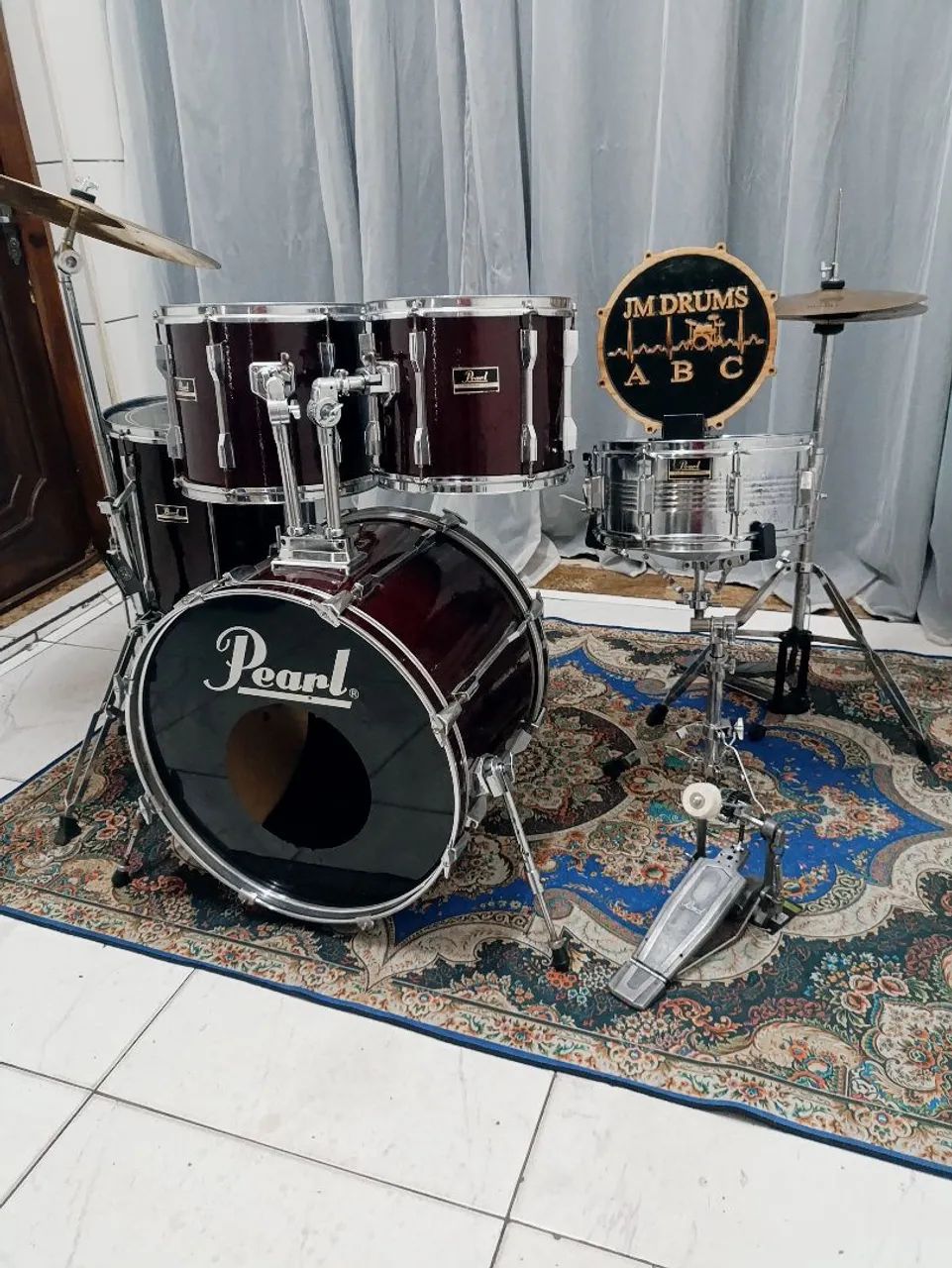 Bateria Pearl Export anos 90  - Foto 4