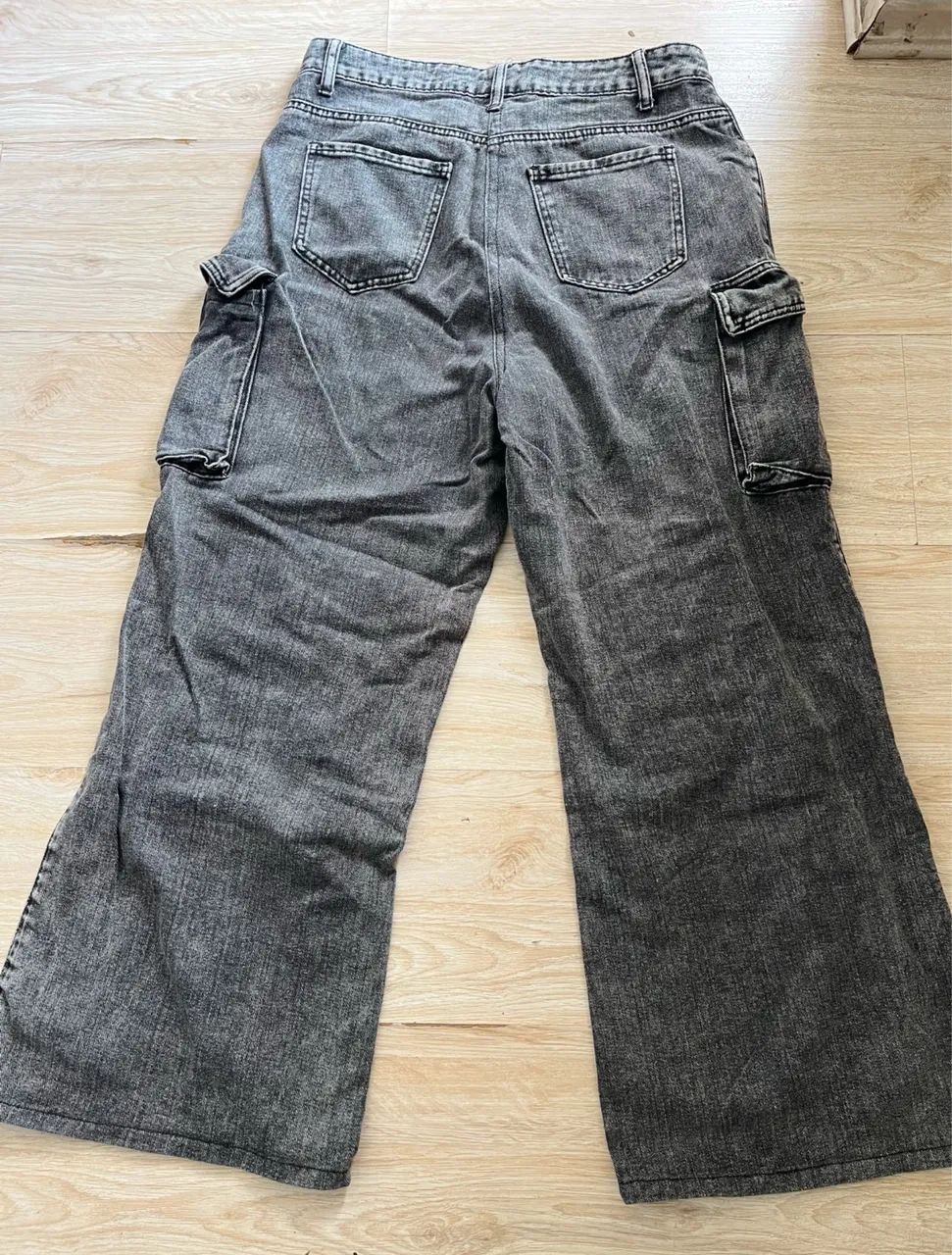 calça cargo preta shein 42  - Foto 3
