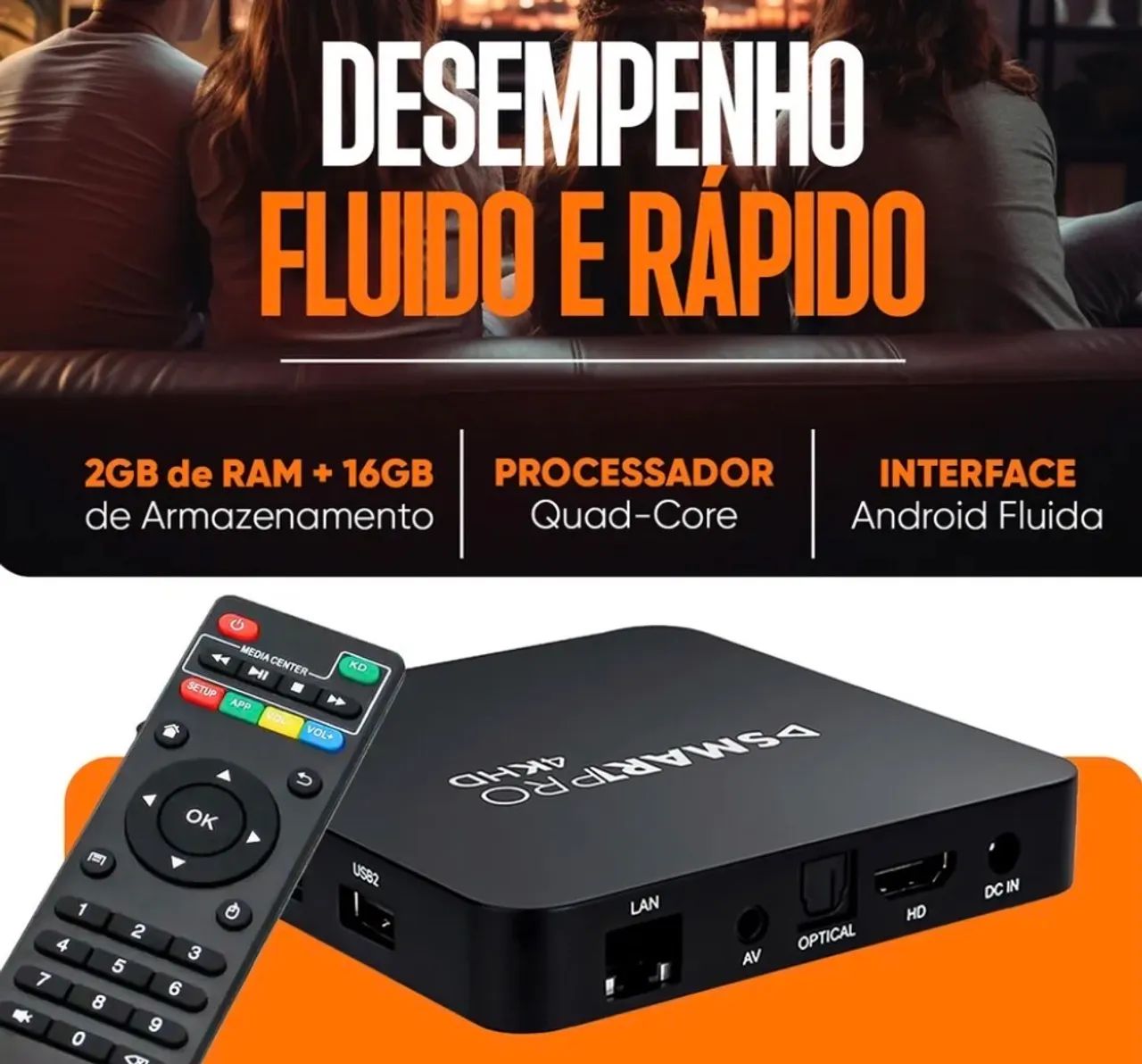 Transforme qualquer tv simples em SMART