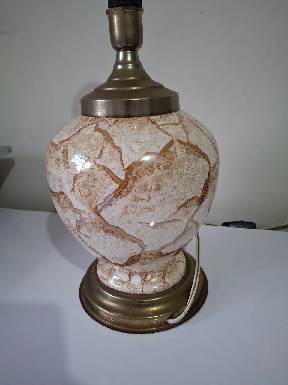 Base de abajur em cerâmica antigo - Foto 3