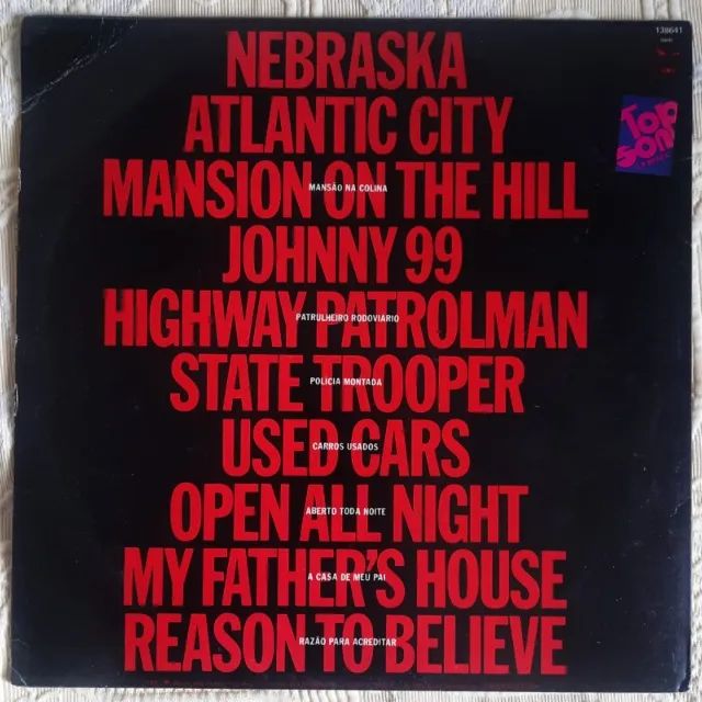 LP VINIL - BRUCE SPRINGSTEEN - NEBRASKA - 1985 - Foto 2
