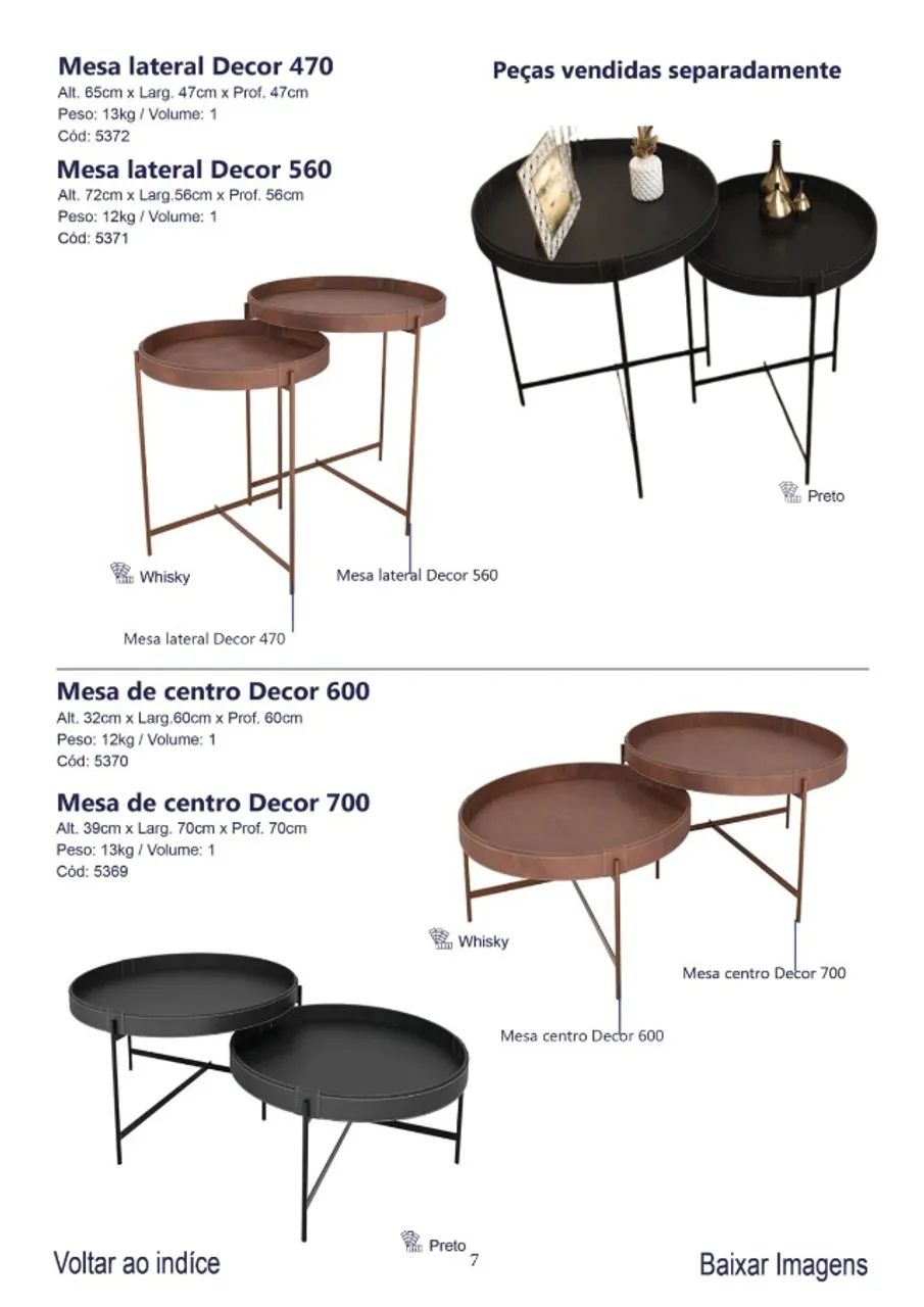 Mesa de Apoio em couro - Foto 4